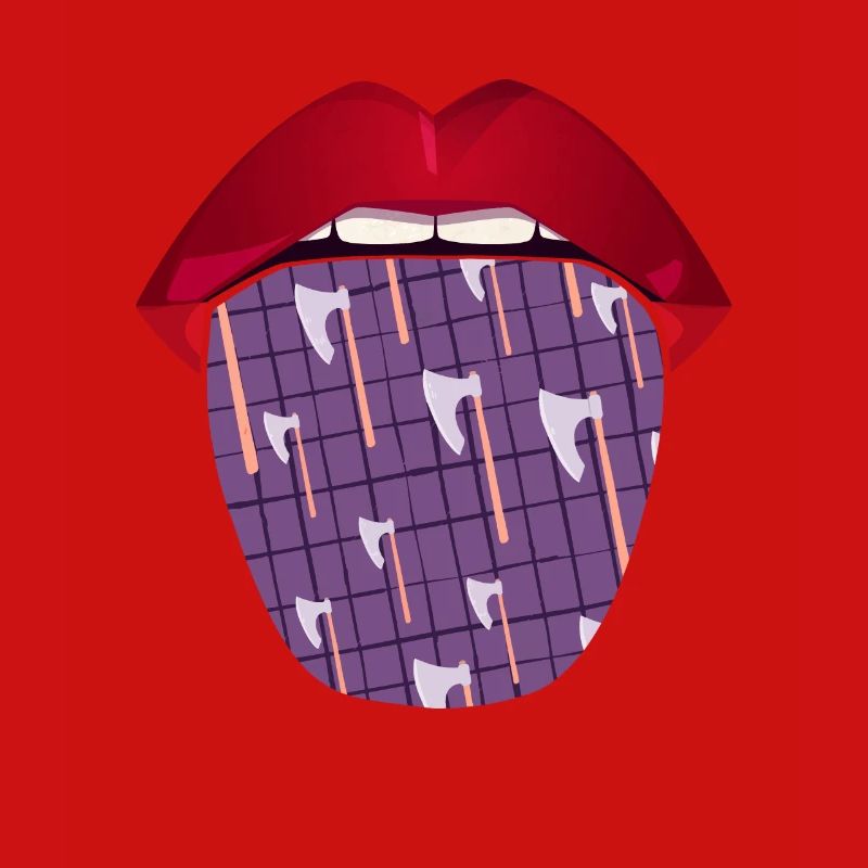 Axe Throwing Axe Thrower Lips
