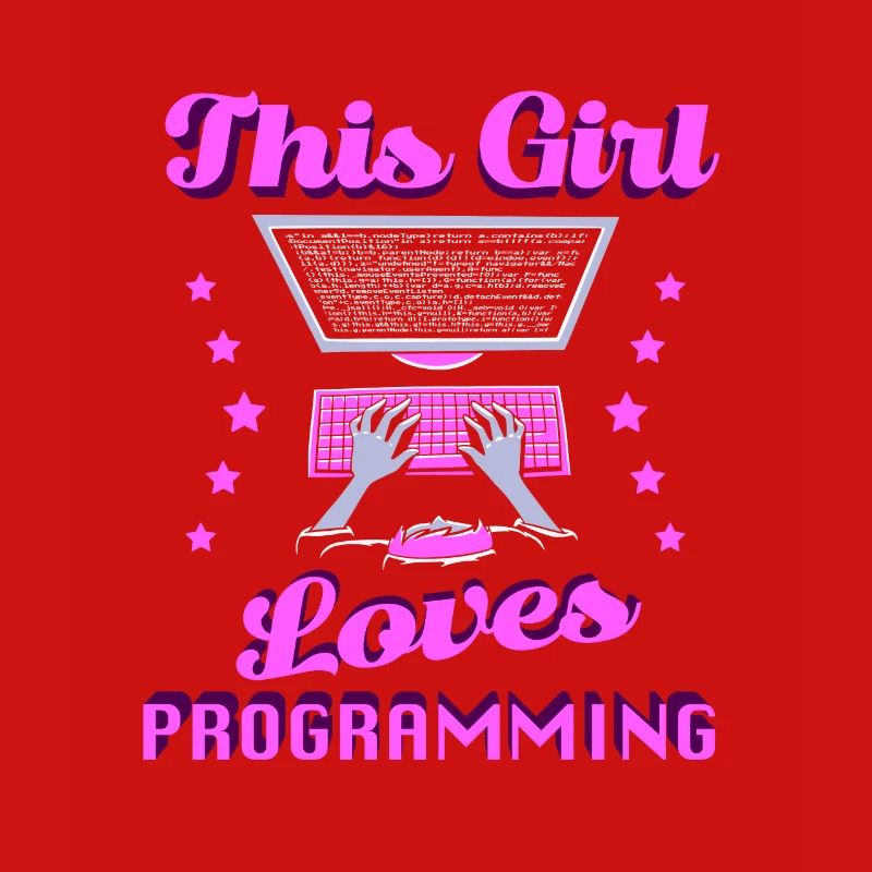 Developer Coder Programmer Girl