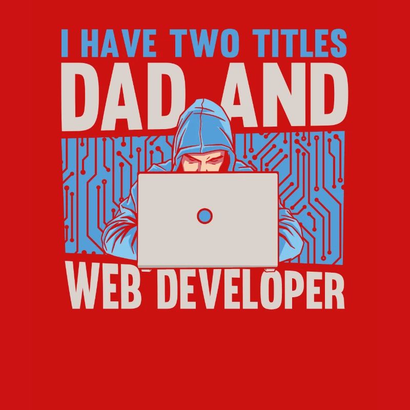 Web Entwickler Webdeveloper Vater