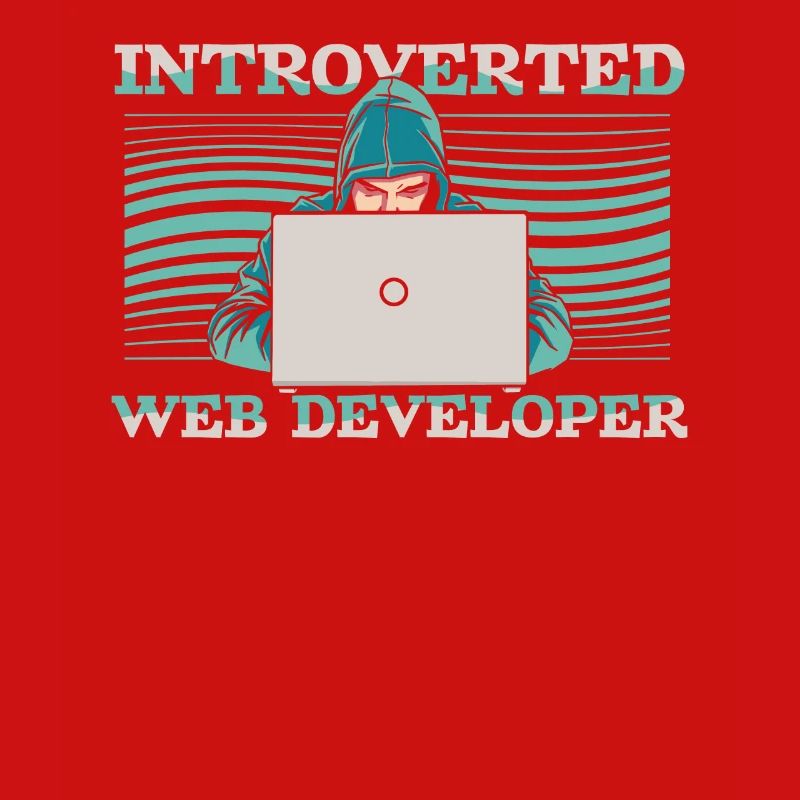 Web Entwickler Webdeveloper Introvertierte