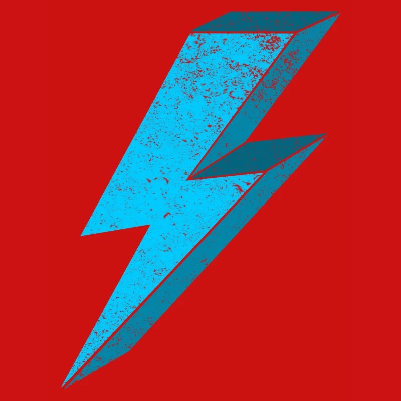Elektrischer Blitz Design 3D