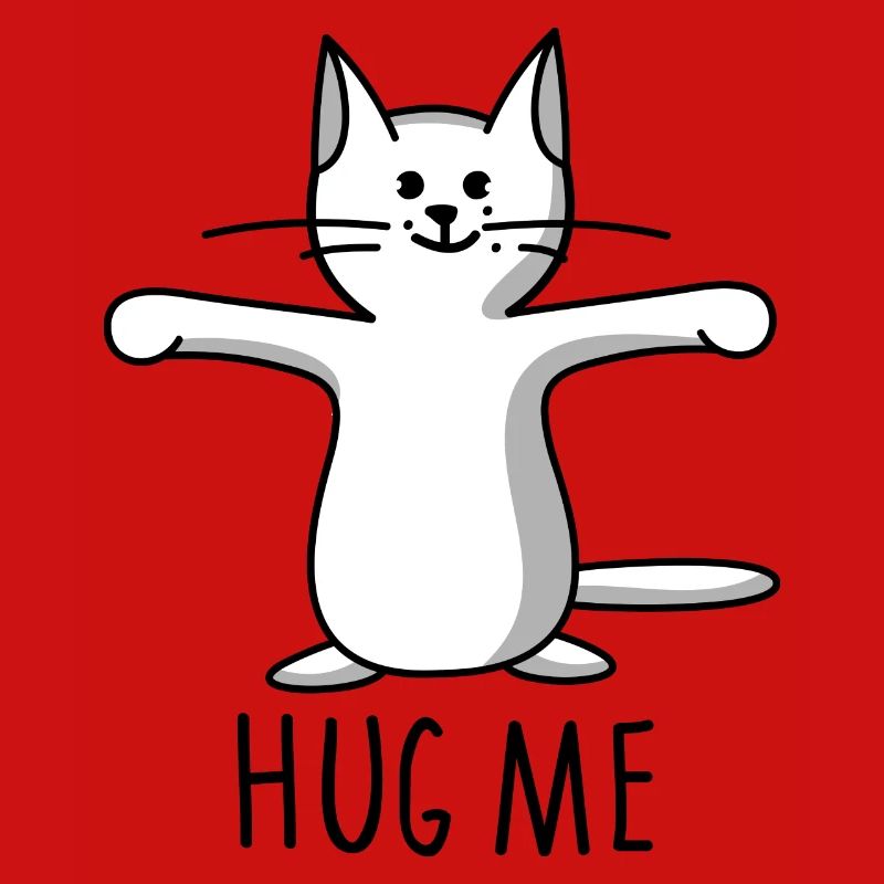 Hug me - cat (a)