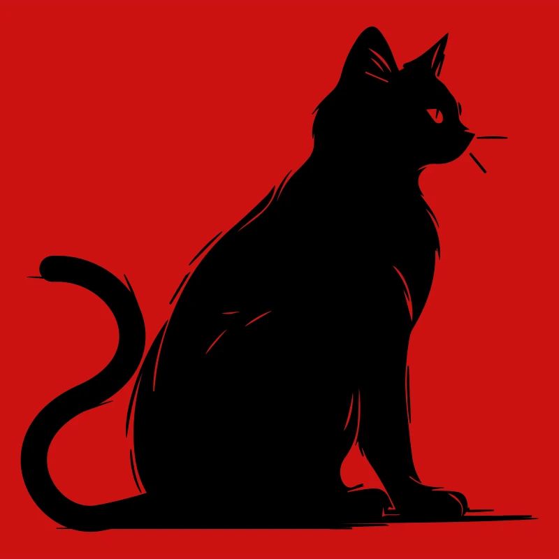 Cat side view