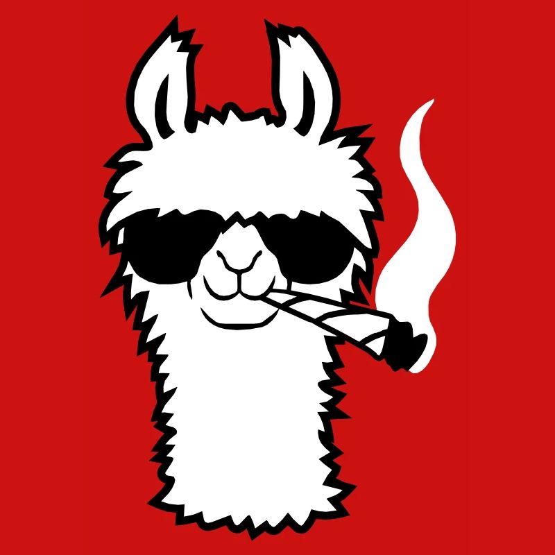 Lama Mit Joint