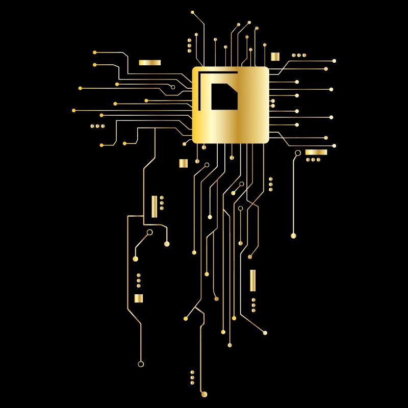 CPU Technology Nerd Computer Chip Computer Scientist
