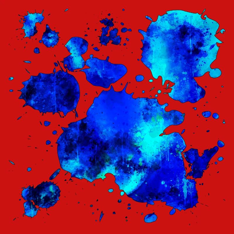 gxp psychedelic color gradient pattern WF blue