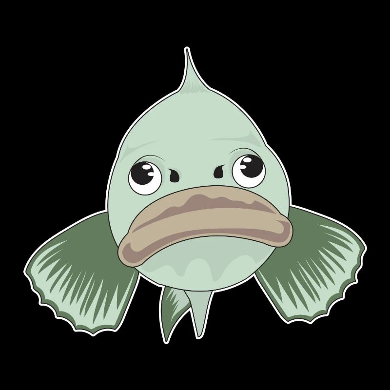 Grumpy Fish Emotion Aquarium Idée cadeau drôle