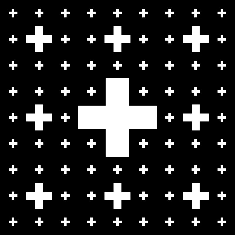 Recursive pattern with cross