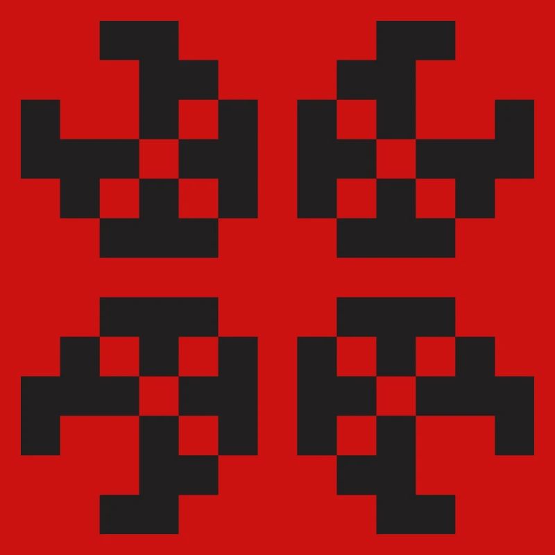 Pixel Figur Programmierer Webdesigner Geschenk