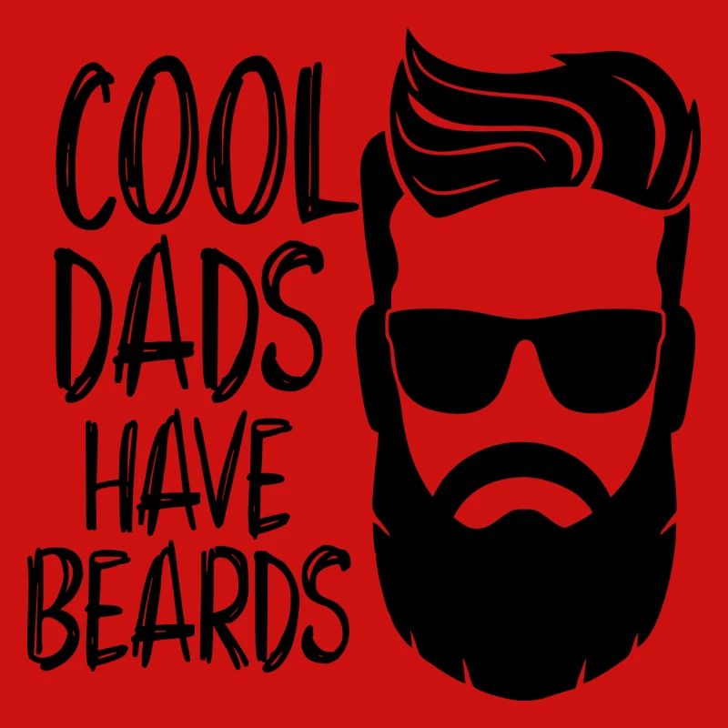 cool dads have beards