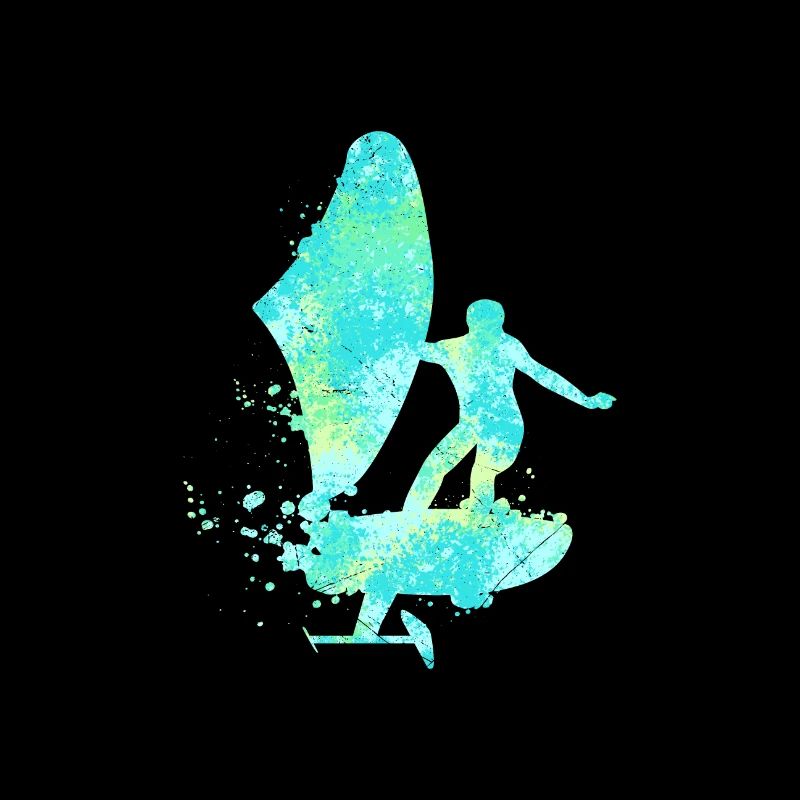 Double Exposure Wing Foiling Hydrofoiling Gift