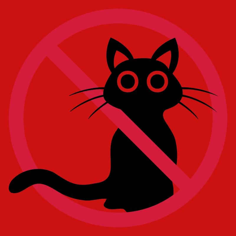 Schwarze Katze verboten