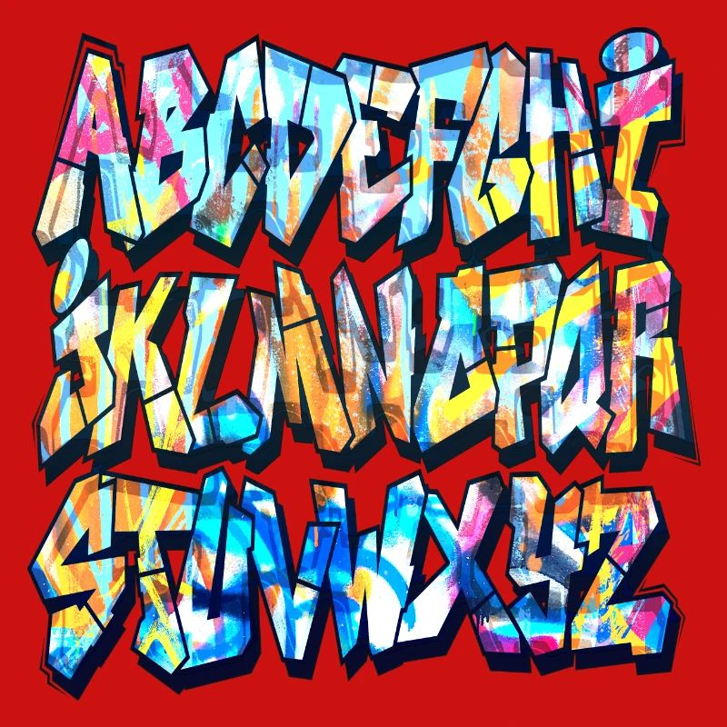 Graffiti alphabet