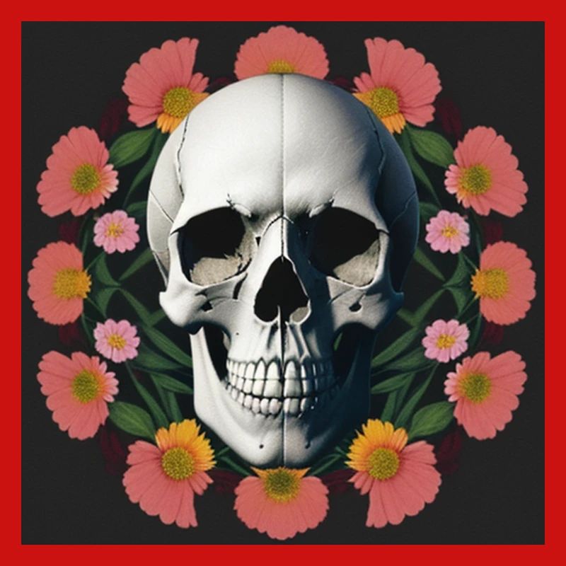 Flower-Skull