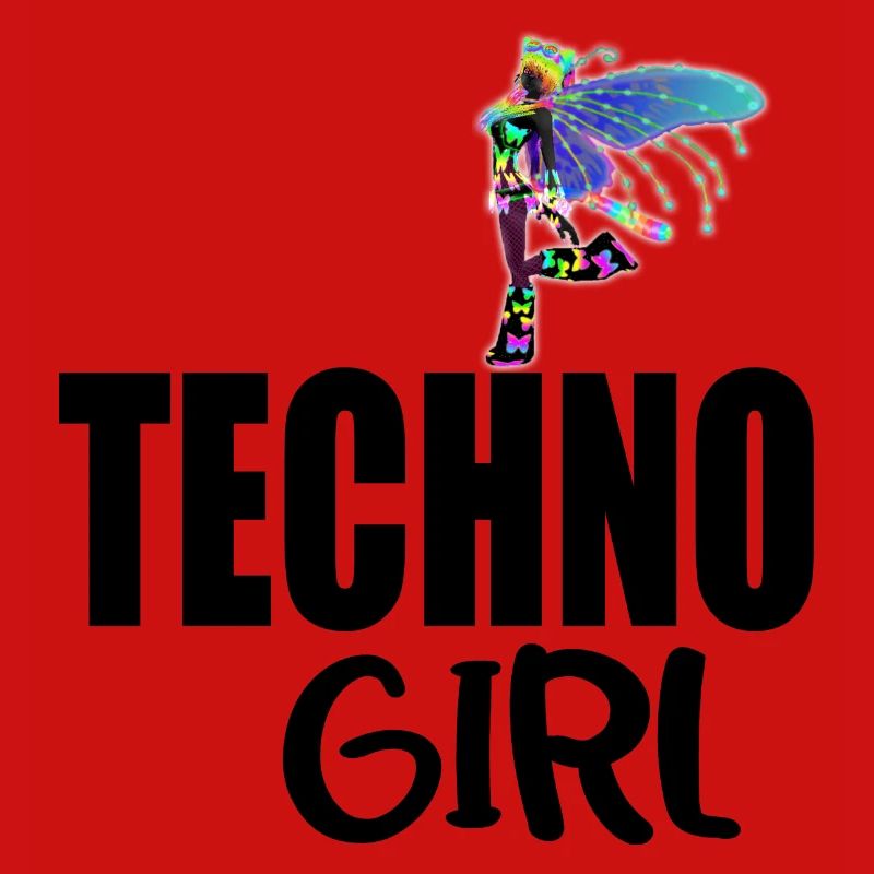 Techno-Mädchen