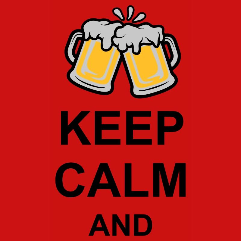 Keep Calm Bier Text