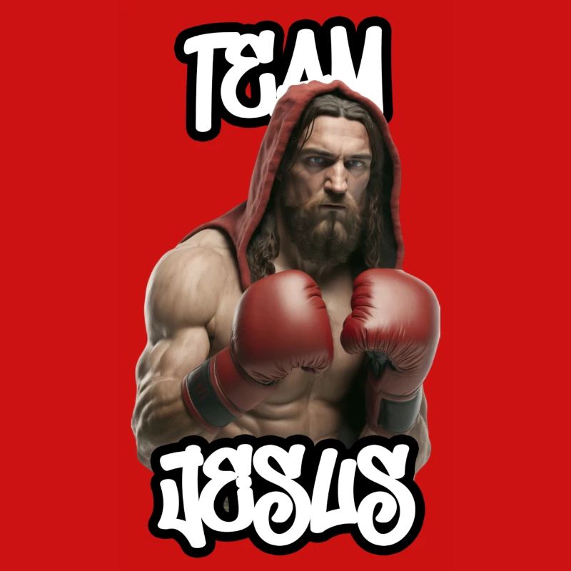 Team Jesus - Jesus als Boxer