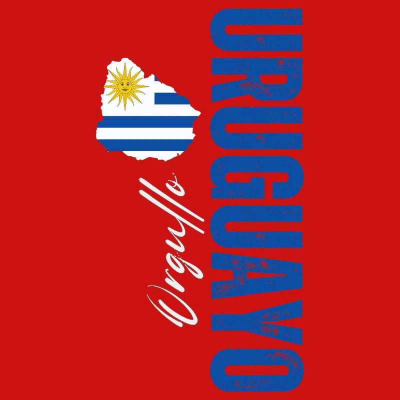 Uruguayan pride, vertical design