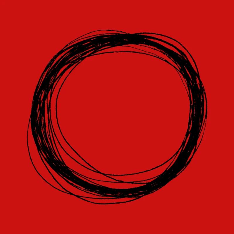 Circle black small / gift gift idea
