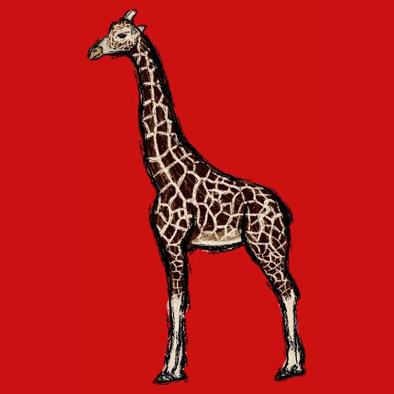 Design mit einer Giraffe 1