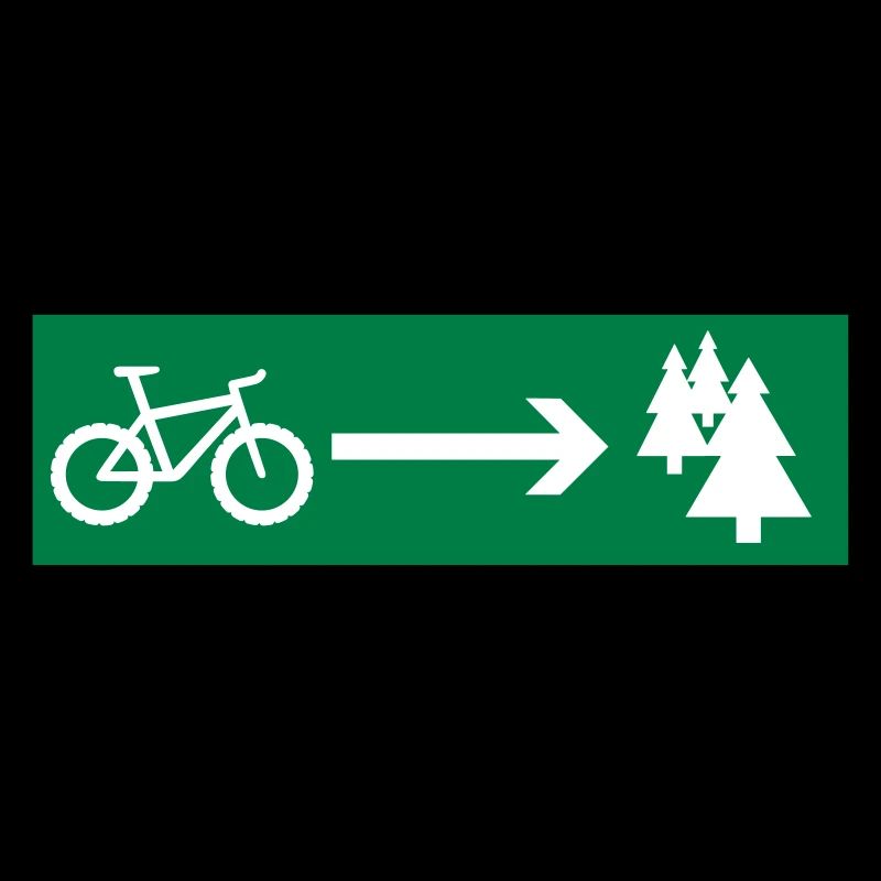 Emergency exit - MTB sign for athletes