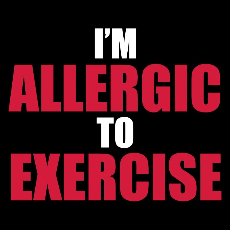 Allergic to exercise white