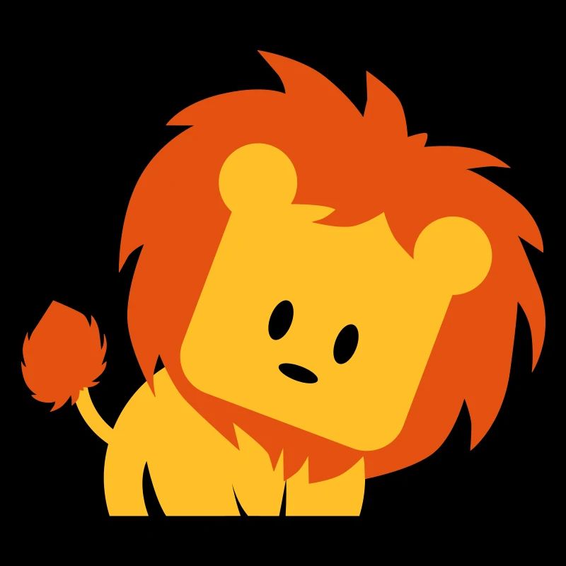 little cute lion