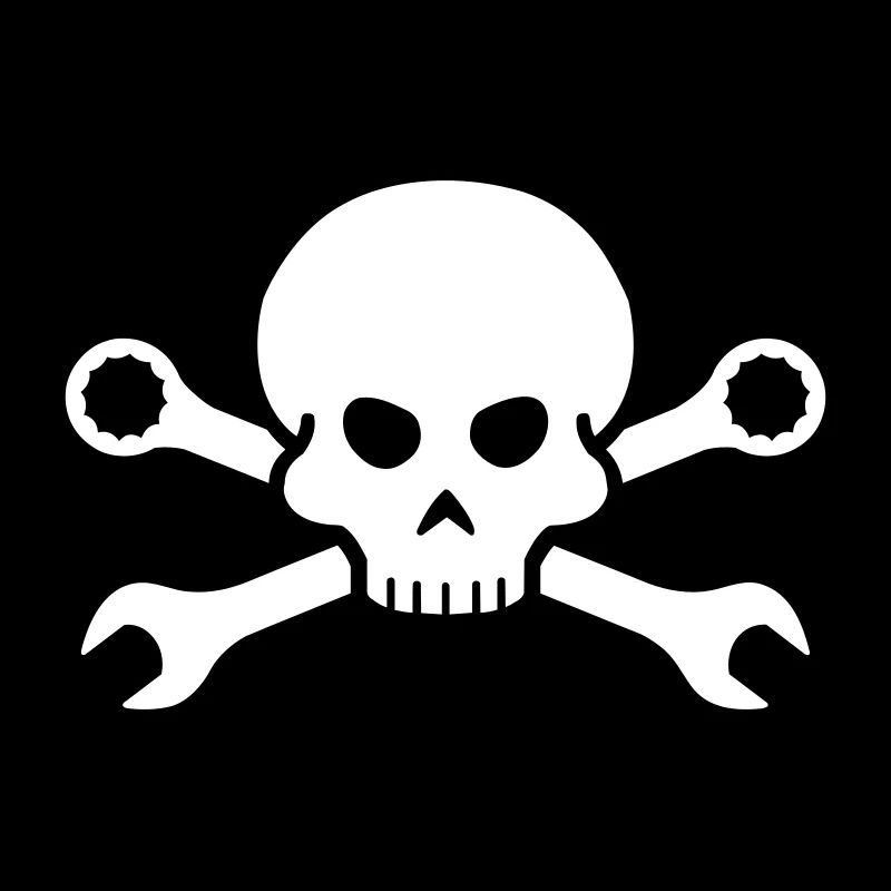 Skull'n'Tools Pirate Skull