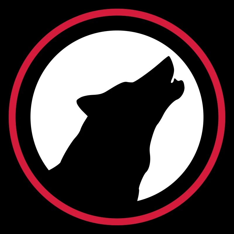 Heulender Wolf