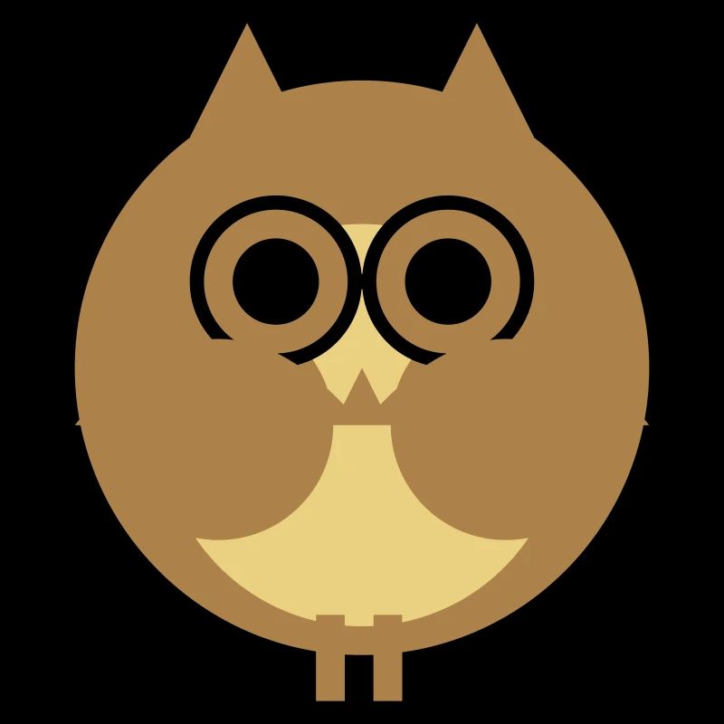 geometric owl design