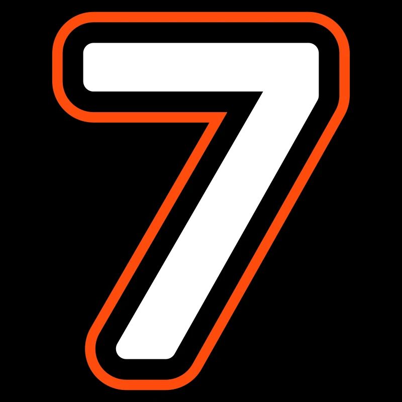 7 Number symbol