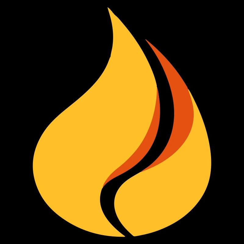 Lodernde Flammen