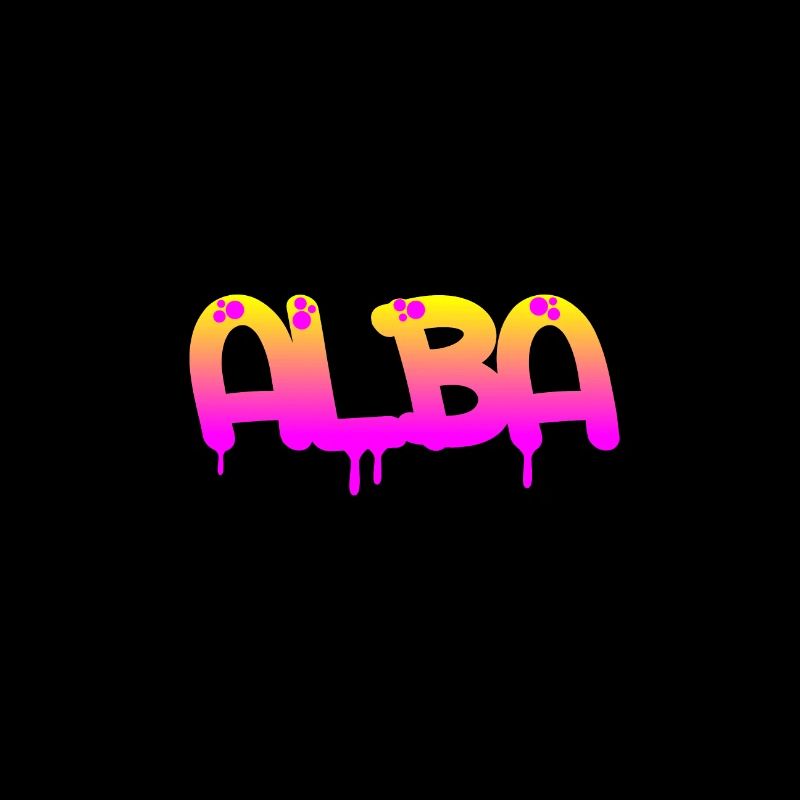 Graffiti name Alba