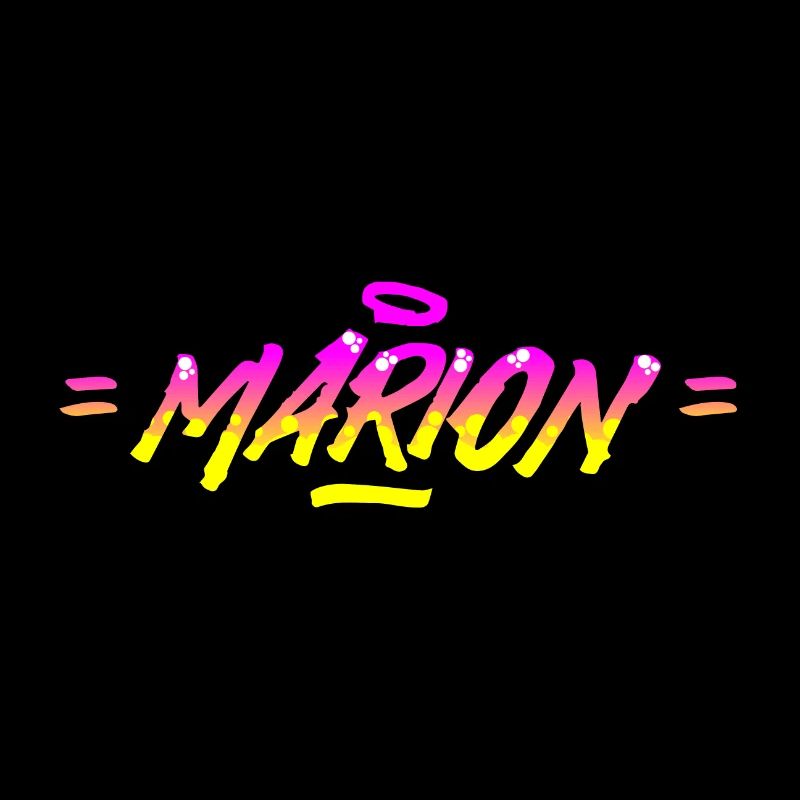 Graffiti First Name Marion