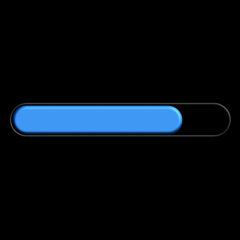 Average gauge Blue (three quarters)