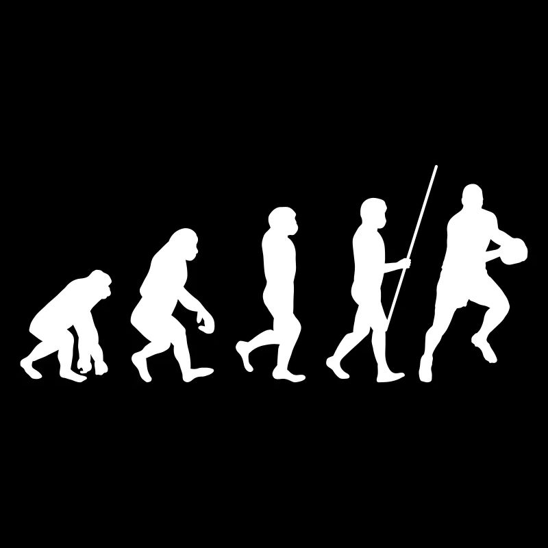 Evolution rugbyman