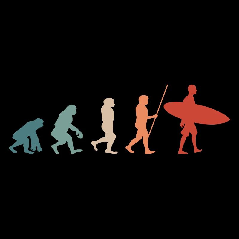 Surfen Surfer Retro Evolution