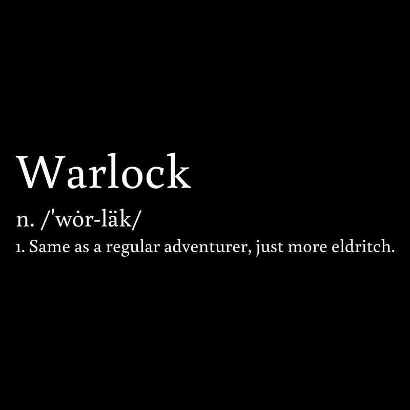 Warlock Definition: Eldritch