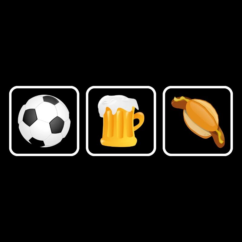 Fußball Bier Bratwurst