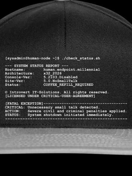 Lustiges IT-Systemadministrator-Terminaldesign