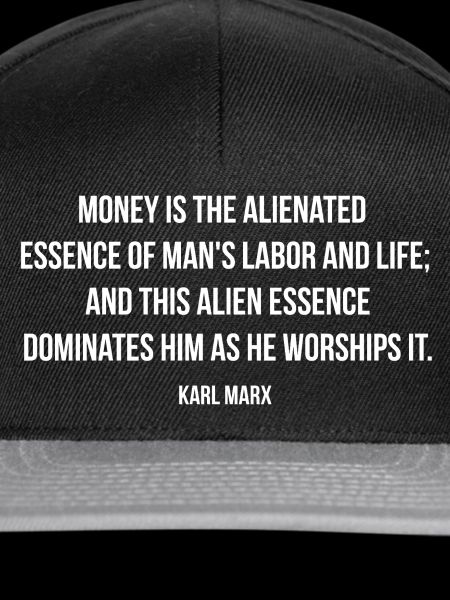 Karl-Marx-Zitat über Geld
