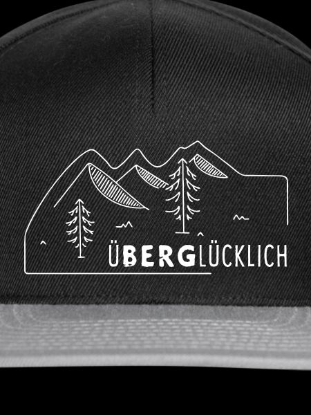Überglücklich – Wanderspruch mit Wortspiel