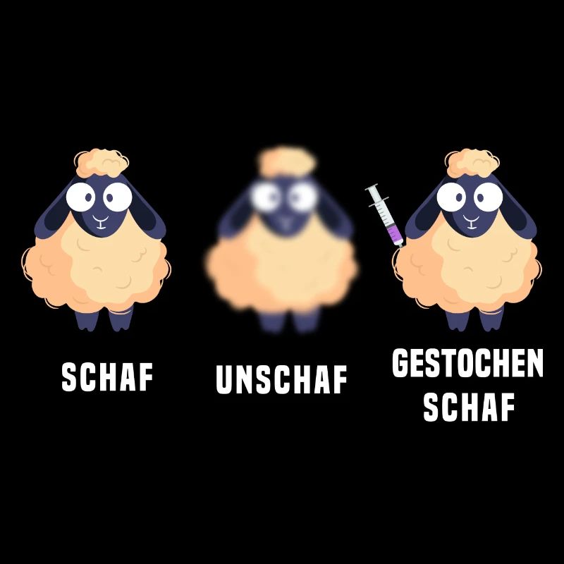 Schaf Unschaf Gestochen Schaf