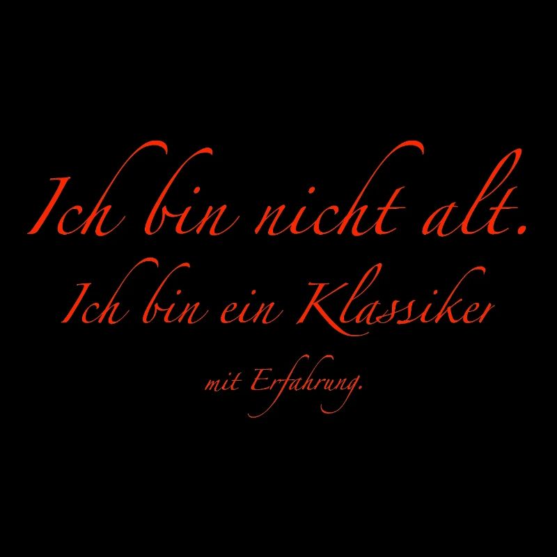 ich bin nicht alt