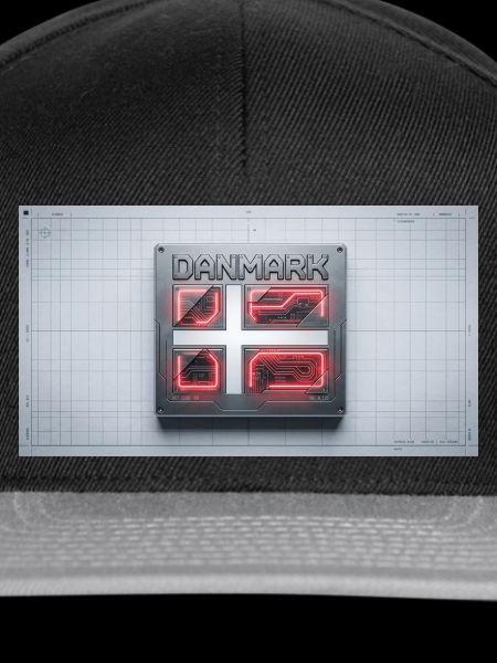 Danmark Neon Quad Panel