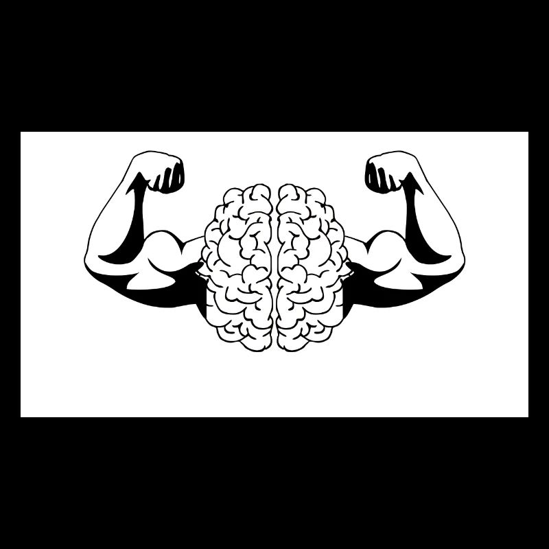 Brain with muscles