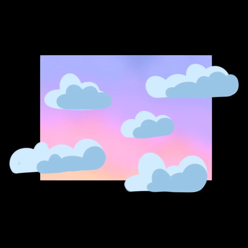 Pastel cloudy sky