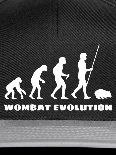 Wombat Evolution Australien Tier Silhouette