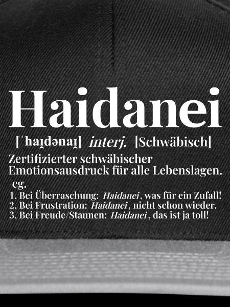 Haidanei Schwäbisch Definition Wörterbuch