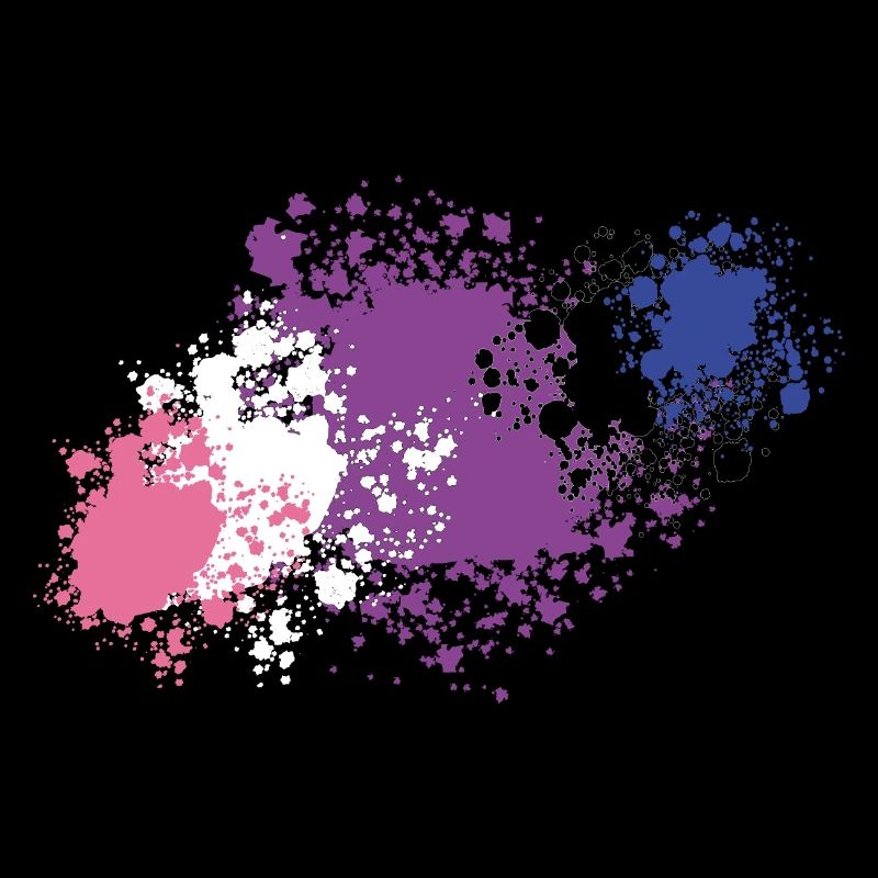 Blobs de Genderfluid Pride